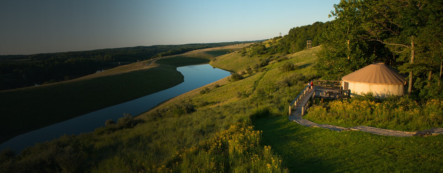 sweeping views at The Wilds