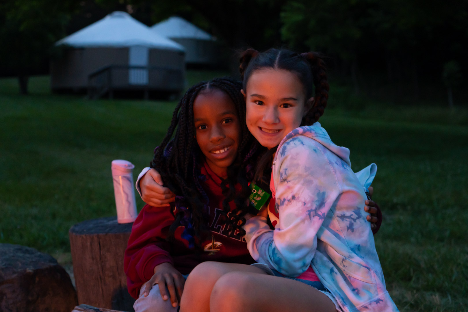 girls at camp
