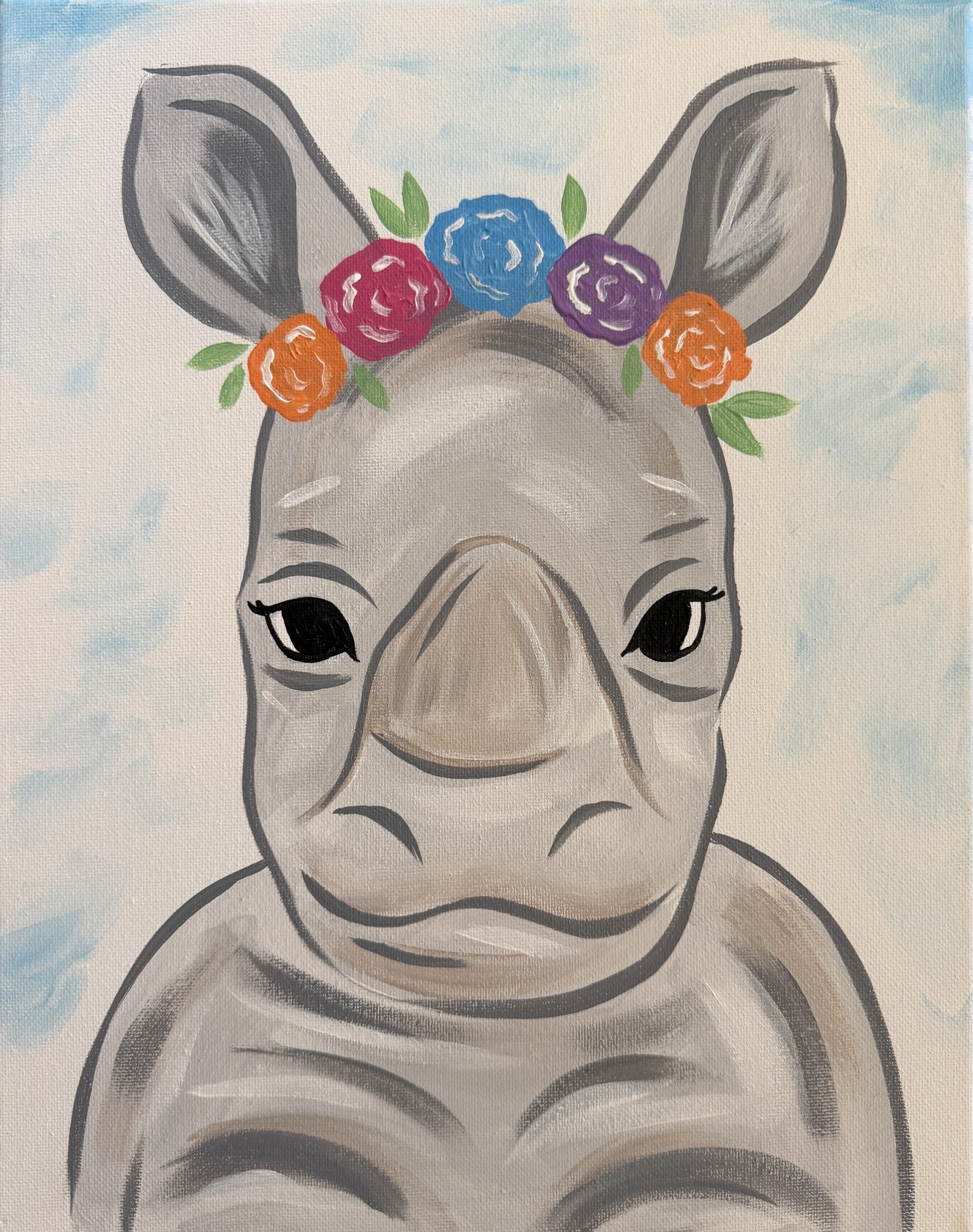 rhino painting