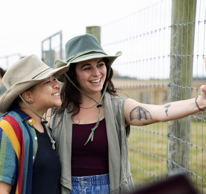 guests taking selfie at The Wilds