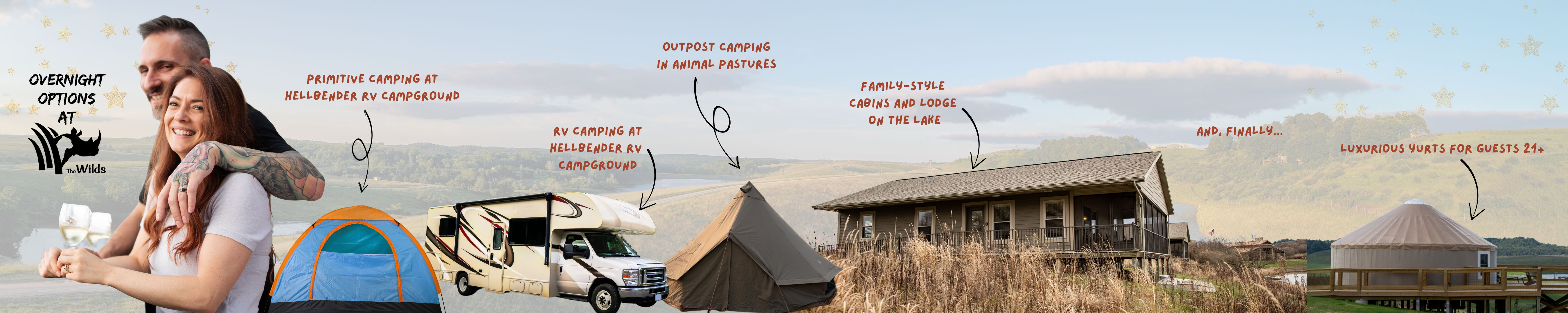 lodging options graphic