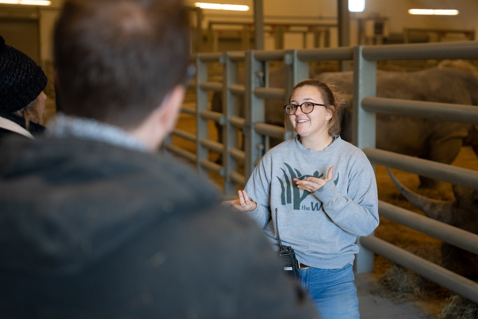 conservation education rhino barn tour