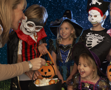 kids trick or treating