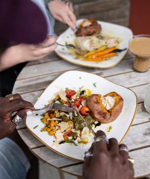 Food options at The WIlds