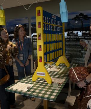 Large Memory game at fundraising event