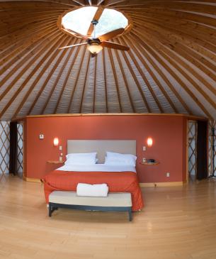 yurt interior