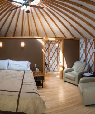 yurt interior