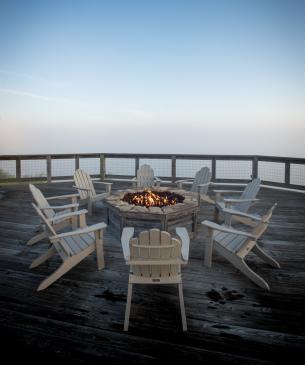 fireplace and sky