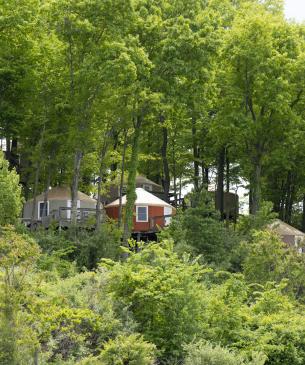 Yurts at Nomad Ridge