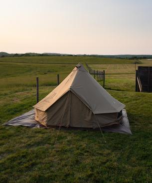 tent at outpost