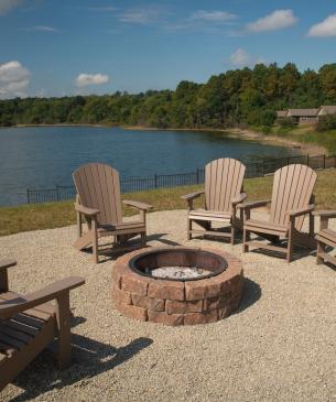 firepit and chairs