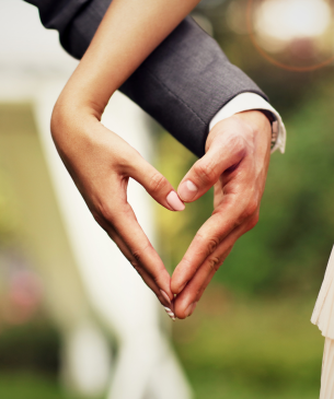 Wedding hands