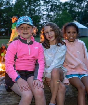 children at camp