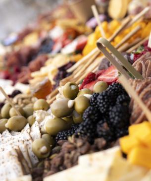 elegant food spread at an event