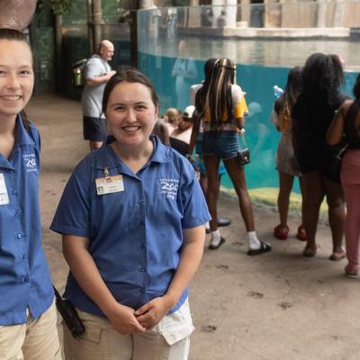 Seasonal staff at Columbus Zoo