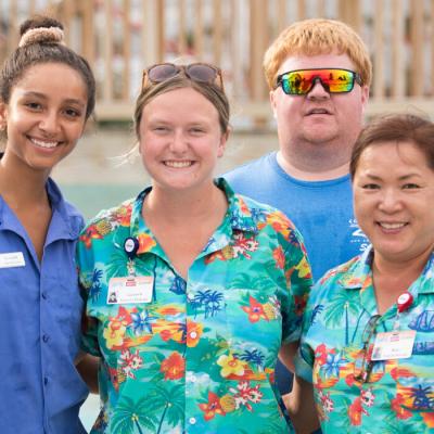 Seasonal staff at Zoombezi Bay